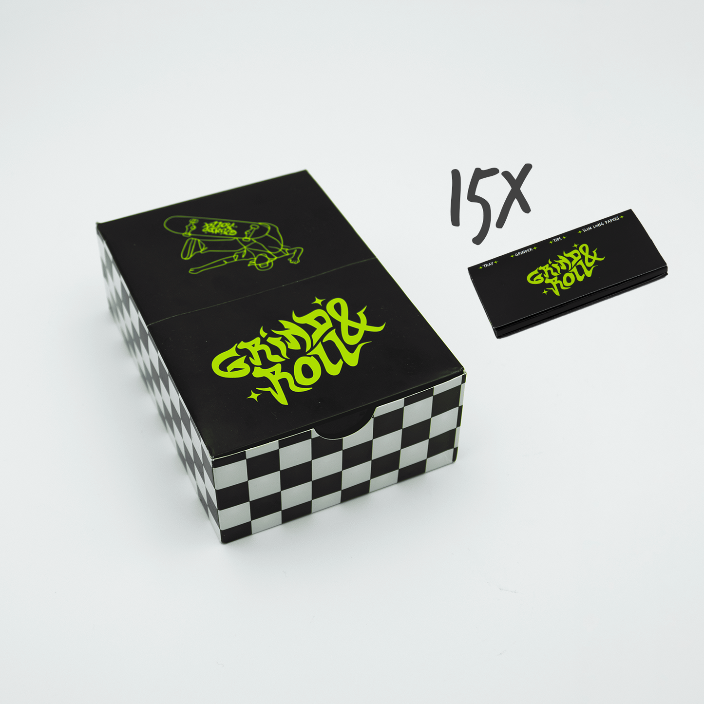 Grind&Roll 15x All-In-1 Rolling Kits mit Box