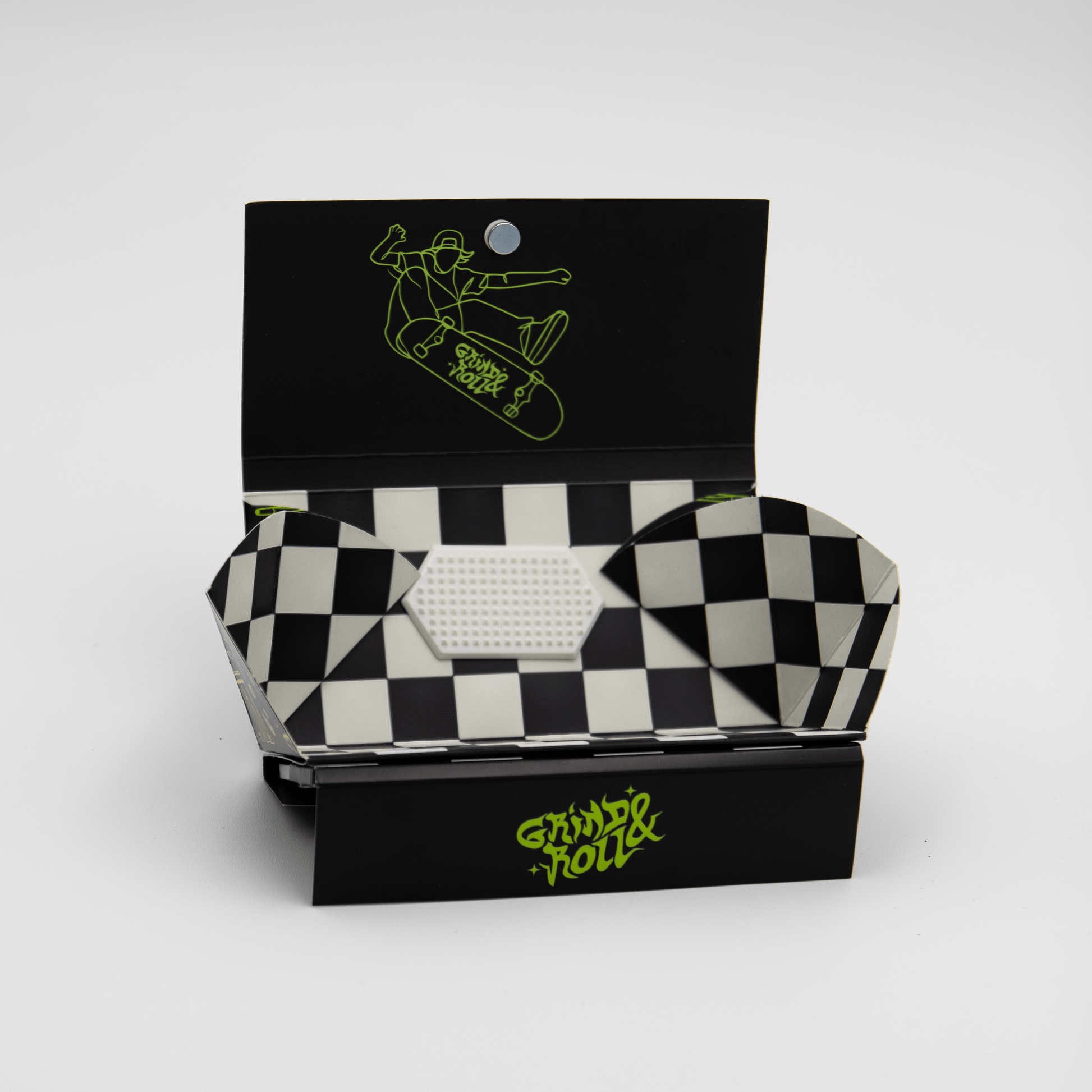 Grind&Roll All-In-1 Rolling Kit Offen (Grinder & Falttablett)